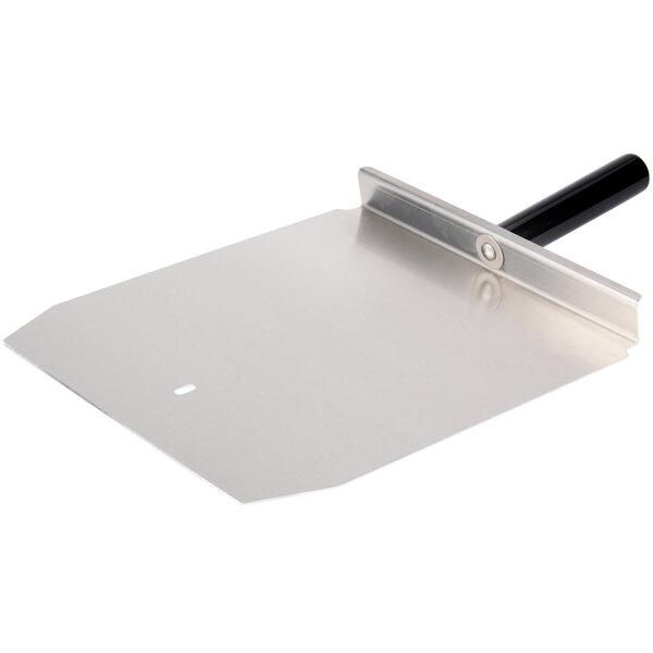 A silver metal Nemco Sandwich Paddle with a black handle.