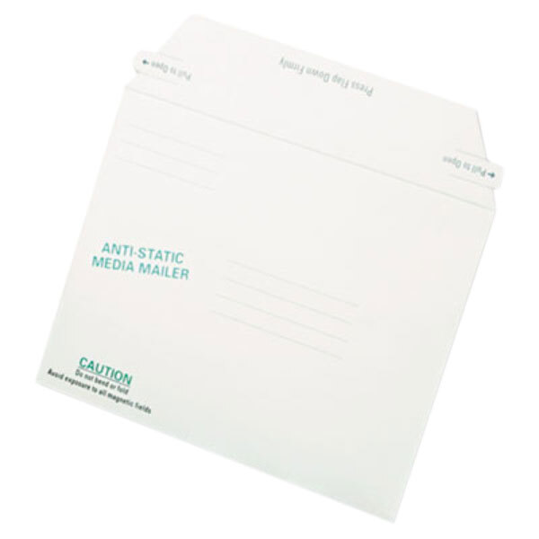 A white envelope with the words "Quality Park" in blue.
