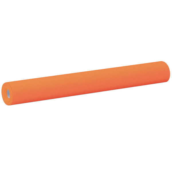 A roll of rectangular orange Pacon paper.