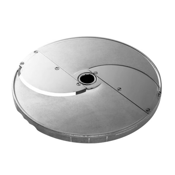A Sammic FCC-5+ curved metal disc with holes in it.
