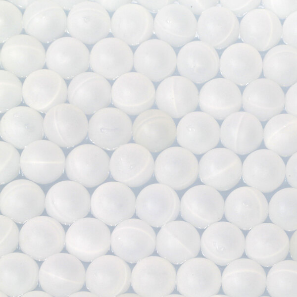 A group of white round SmartVide sous vide balls.