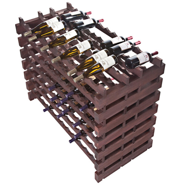 A Franmara Modularack Pro wine rack holding 168 bottles of wine.