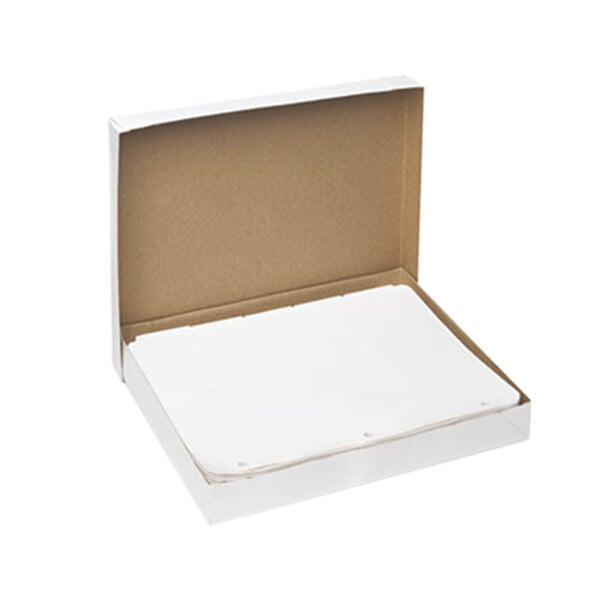 The open white box of Avery Write-On White Paper Dividers.