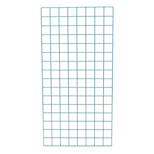 A Metroseal 3 wire grid with blue lines on a white background.