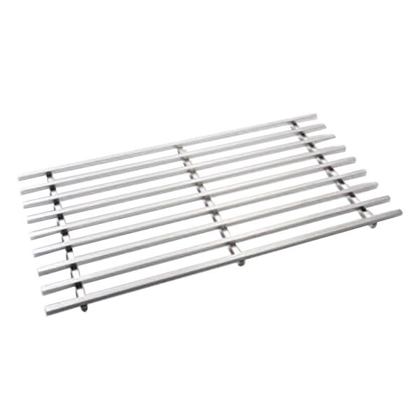 A Rosseto stainless steel grill top with four bars.