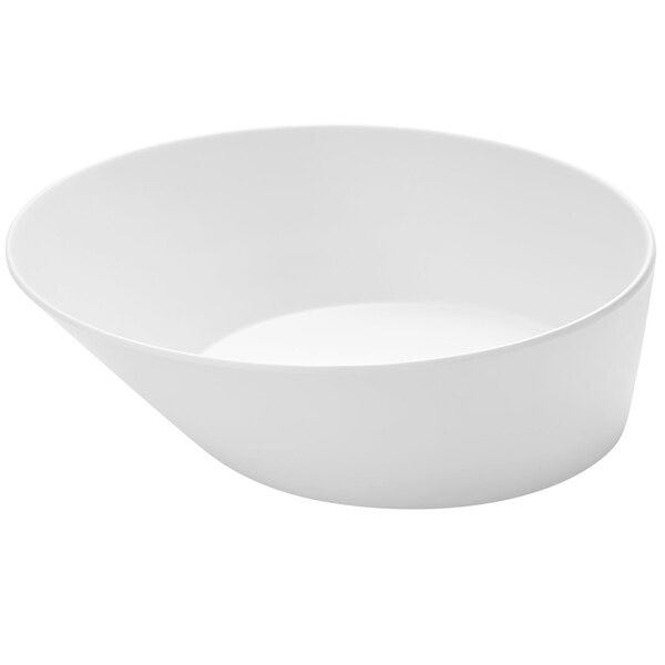A white Rosseto melamine bowl.