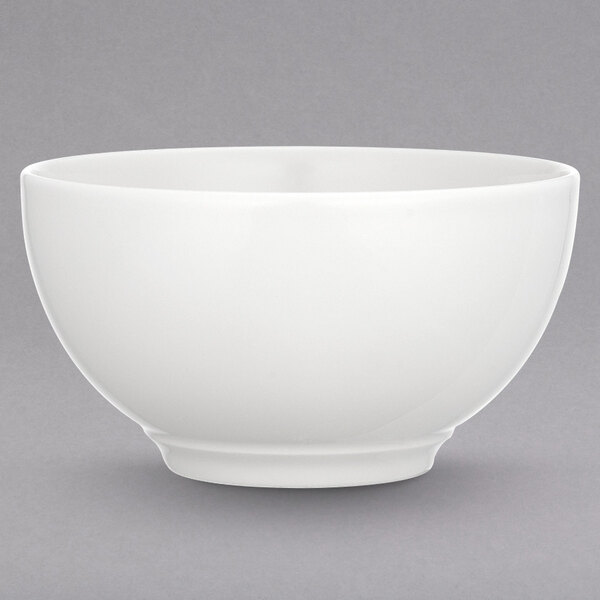 A white Villeroy & Boch porcelain bowl.