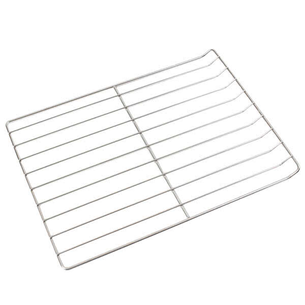 A white metal grid rack for an Alto-Shaam Vector oven.