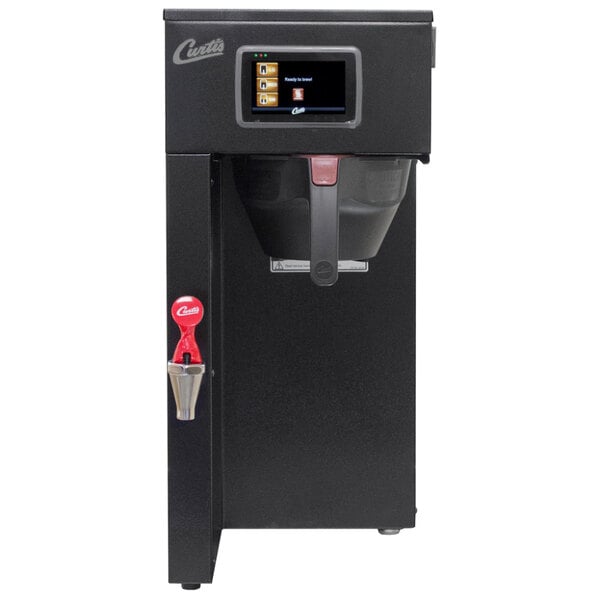 A black Curtis G4 ThermoPro commercial coffee brewer.