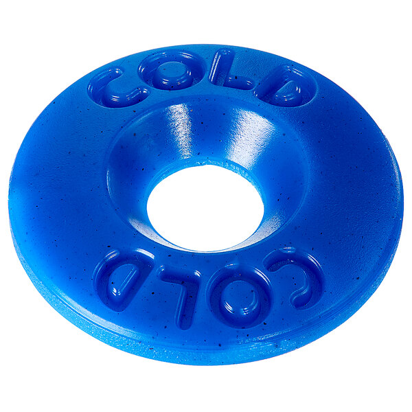 A blue plastic Fisher cold index button.