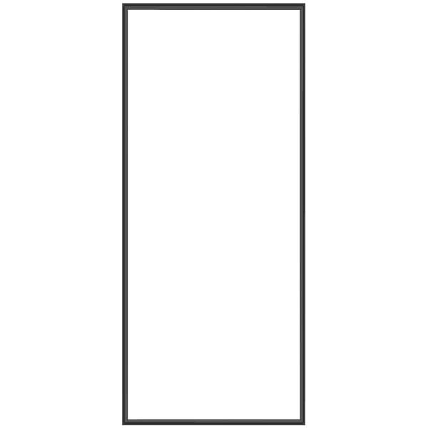 A white rectangular object with black lines.