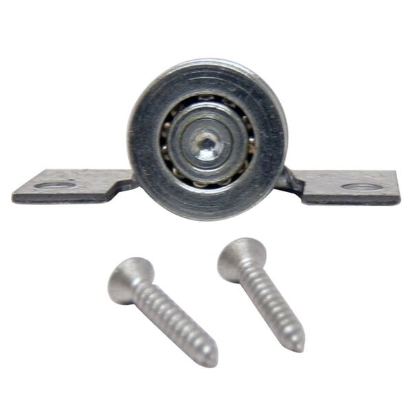 A True roller kit with a metal roller and screws.