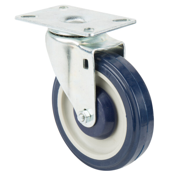 A Channel CPS45U polyurethane swivel plate caster wheel.
