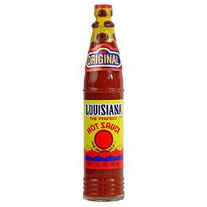The Original Louisiana Hot Sauce bottle.