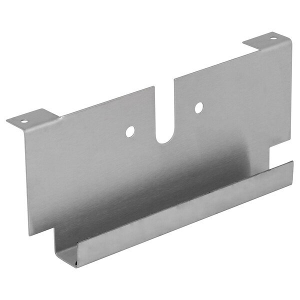 An Avantco element guard, a metal bracket with two holes on the side.