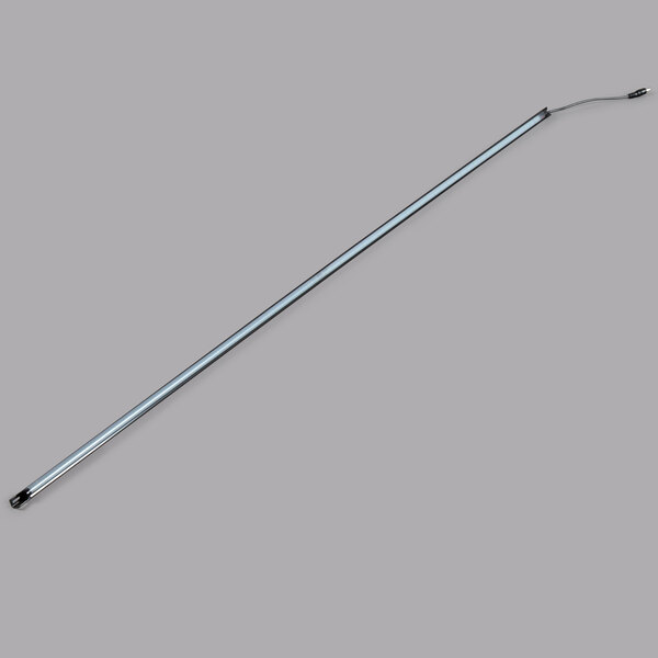 An Avantco LED lamp with a long metal rod and a black tip.