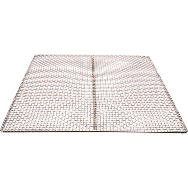 A wire mesh support screen for a fryer basket.