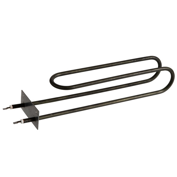 A black metal Cooking Performance Group heating element with two handles.