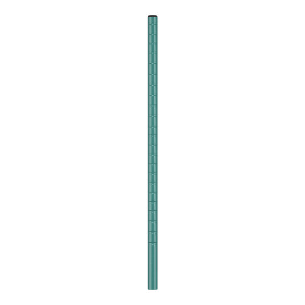 A long green metal pole for Regency shelving.