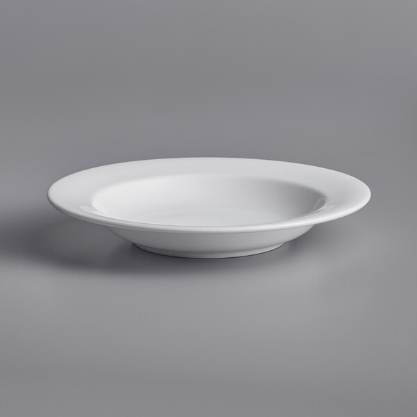 A white Chef & Sommelier bone china bowl.