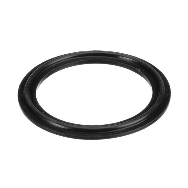 A black rubber gasket clamp.