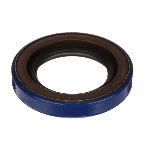 A blue and black Hobart oil seal.