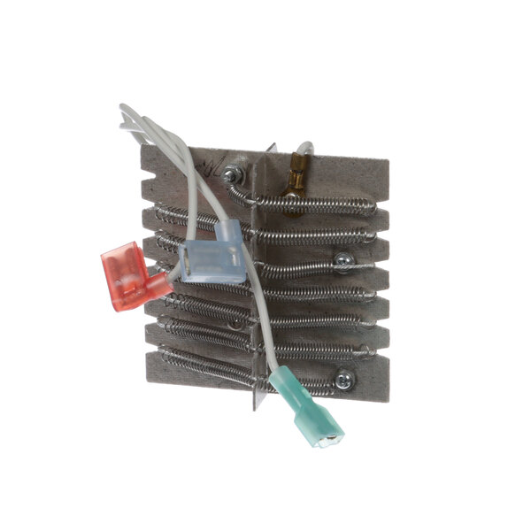 A close-up of a World Dryer heating element wire rack.