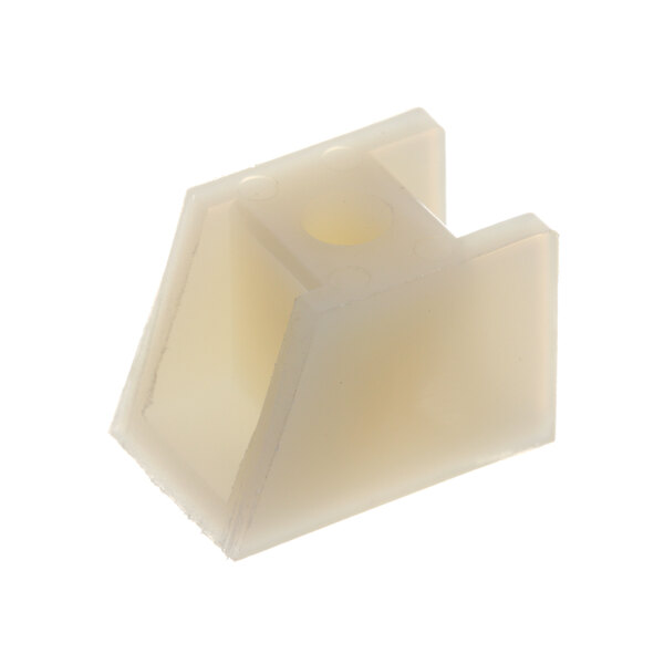 A white plastic Hobart retainer-switch with holes.