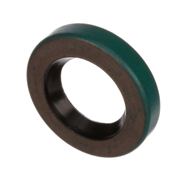 A close-up of a green and black Hobart 00-070442 seal ring.
