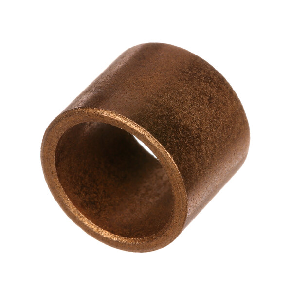 A bronze bushing with a copper tube inside.