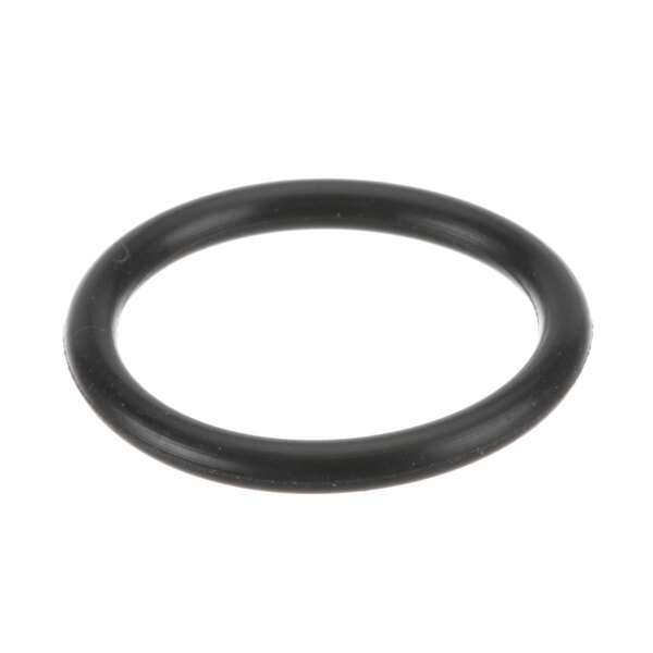 A black rubber O-ring for a Nuova Simonelli coffee machine on a white background.