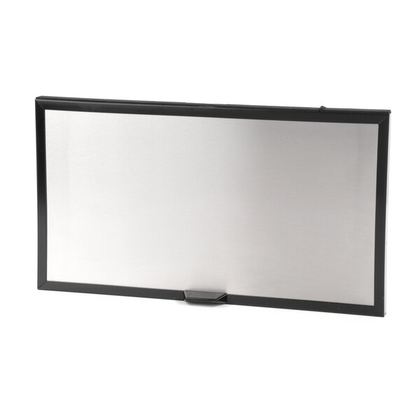 A white Turbo Air Refrigeration lid with a black and silver metal frame.