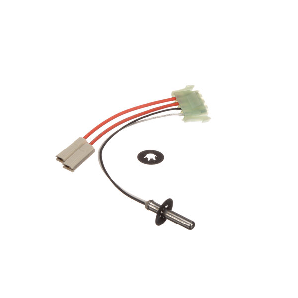 An American Dryer heat sensor wire and connector.
