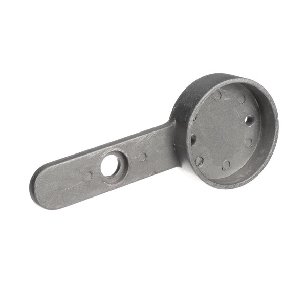 A grey metal Somerset adjusting handle with holes.