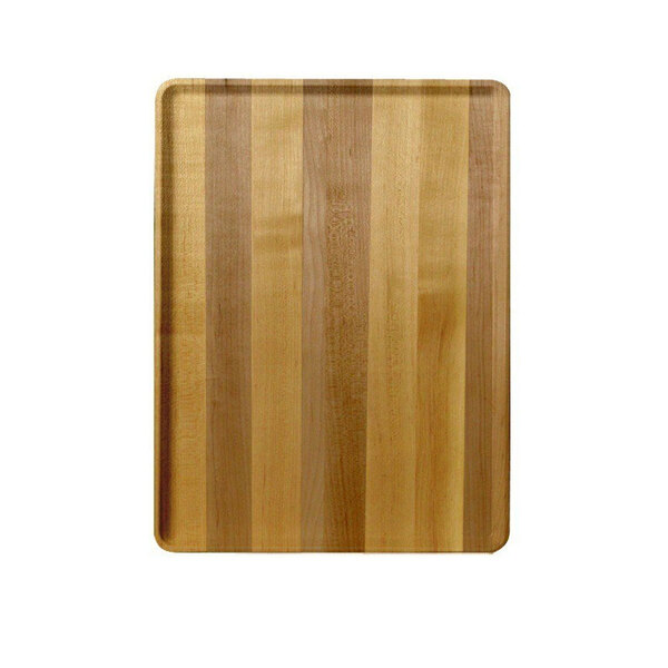 A light wood dietary tray with stripes.
