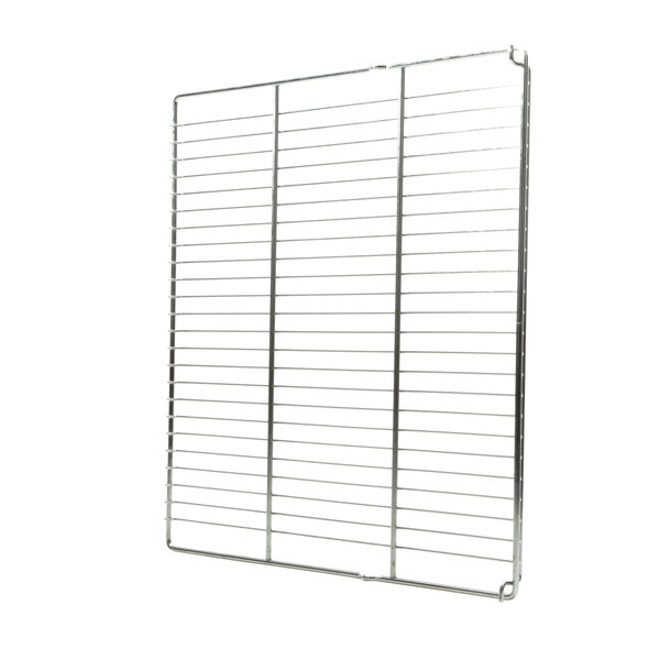 A metal grid rack for a Montague convection oven.