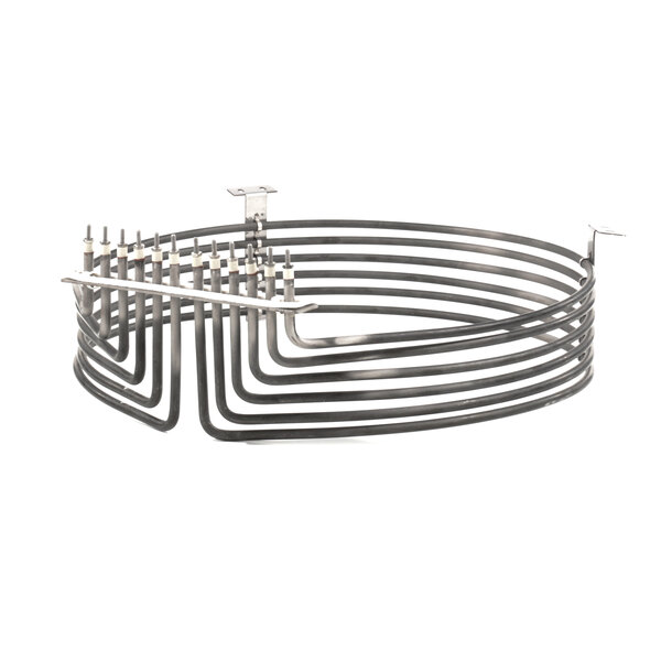A Blodgett 51544 240v convection oven element with several metal rods attached to a metal coil.
