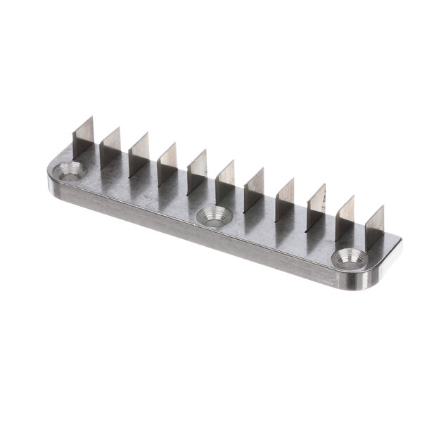 A metal Hobart cutting assembly with several small spikes.