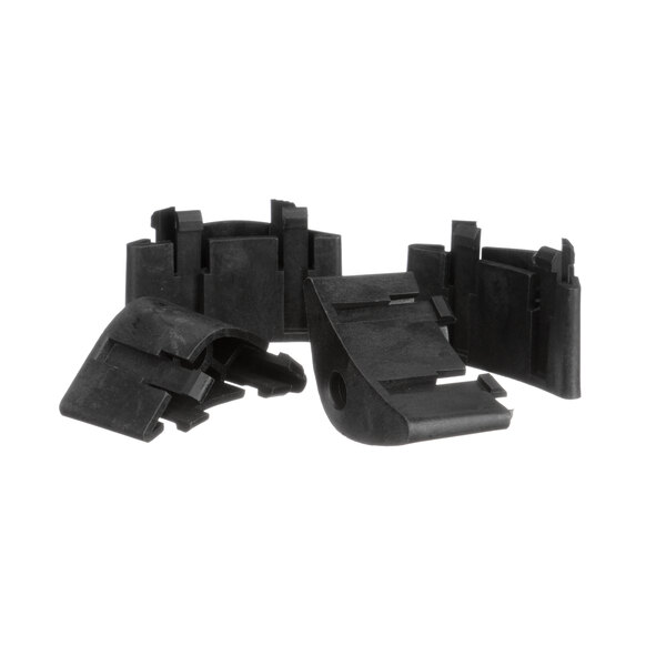 A group of four black Lakeside cart caster inserts.