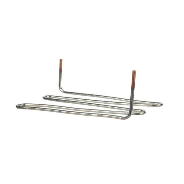 A pair of metal rods with wires attached to the ends.