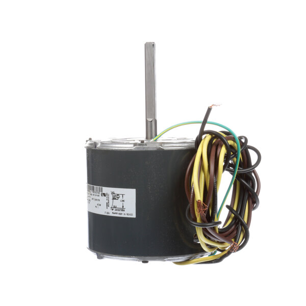 A ColdZone 205051004 condenser fan motor with wires.