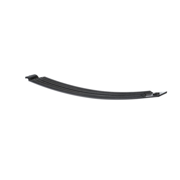 A black plastic curved handle with a black clip.