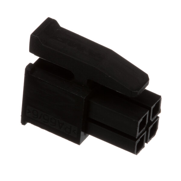 A black Frymaster 4-pin male connector.