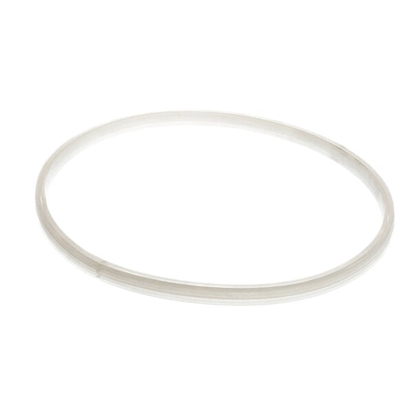 A white circle gasket with a white background.