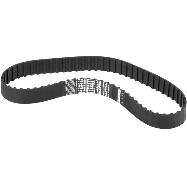 A black Vollrath belt with two holes.
