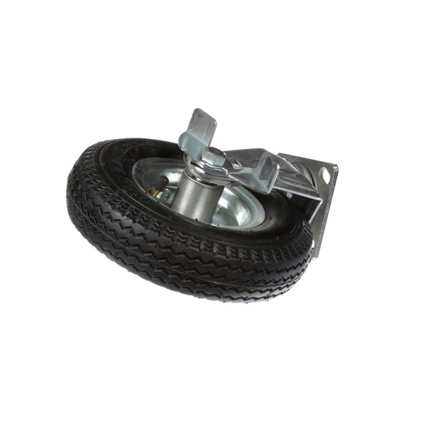A Seco Select swivel caster wheel with a metal rim and black tire.
