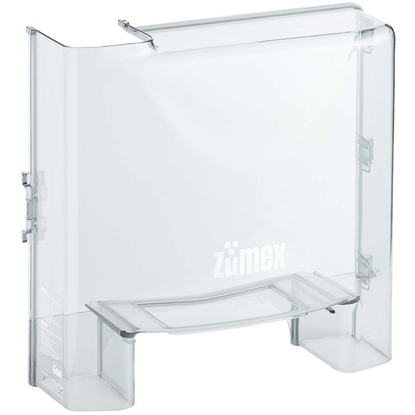 A clear plastic front cover for the Zumex Essential Pro Juicer.