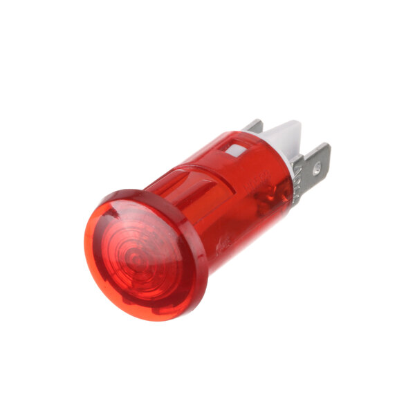A red light with a white insert.