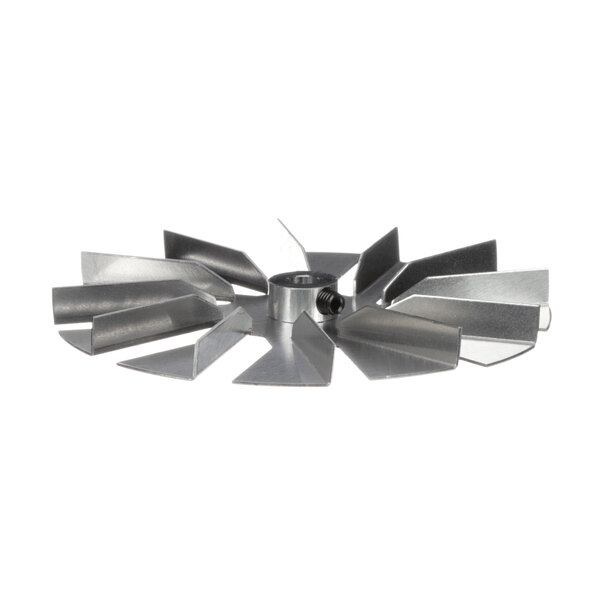 A Piper Products small metal fan blade.
