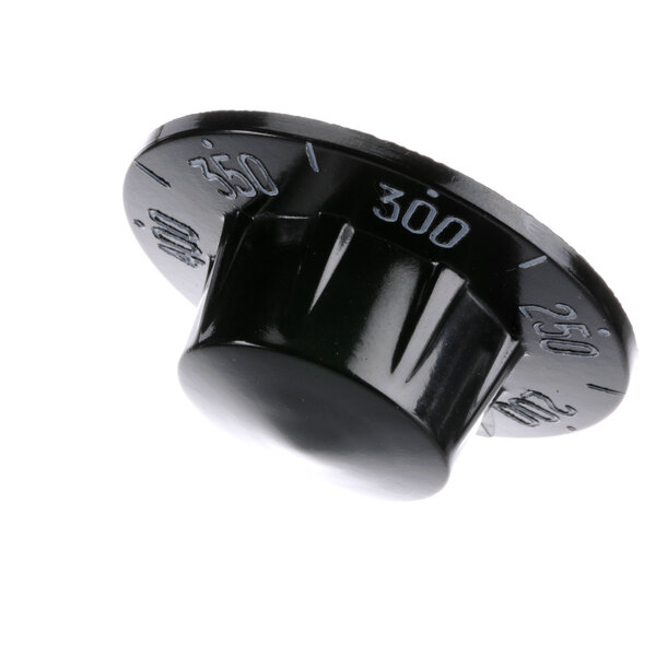 A black plastic Royal Range knob with numbers.
